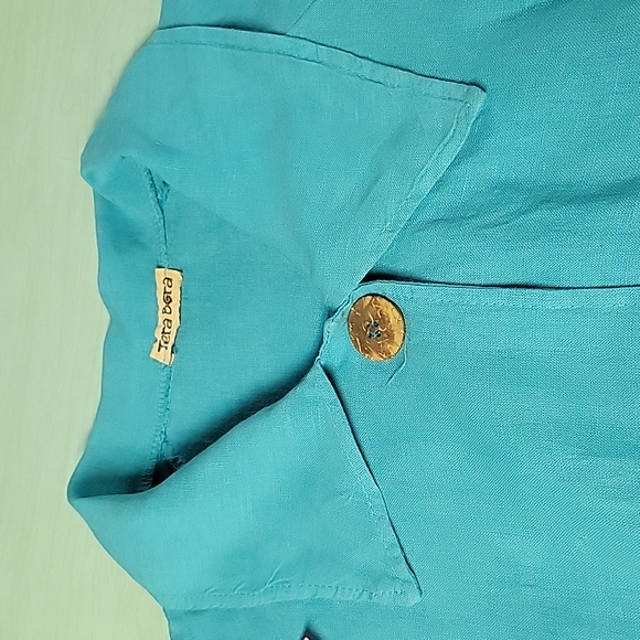 Tera bora made in Italy linen tunic top - Picture 13 of 14